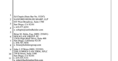 Declaration of Jane Doe 15 with emails and photos; only pics of .